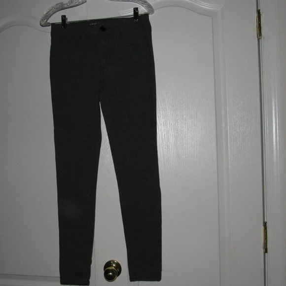 American Eagle Stretch Gray Hi-Rise Jeggings Sz 4 - Picture 1 of 6